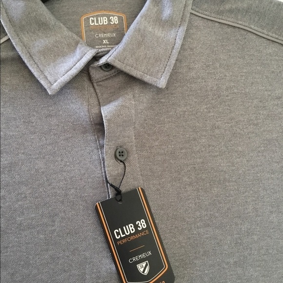 🏌️new CLUB 38  PIQUE REFLECTOR POLO - Picture 3 of 4